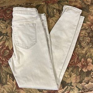 Old Navy RockStar Light Grey Skinny Jeans